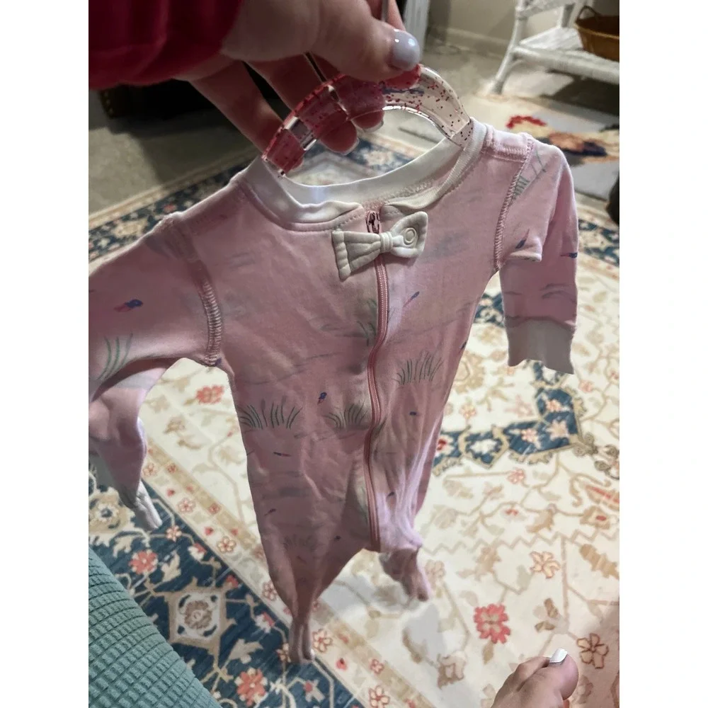 TBBC The Beaufort‎ Bonnet Company girls Noelle's Nighty night pink 6-12 months